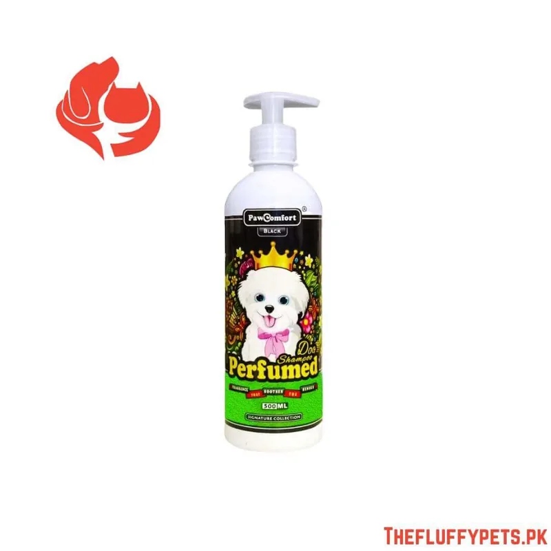 PawComfort Black Perfumed Shampoo for Dogs
