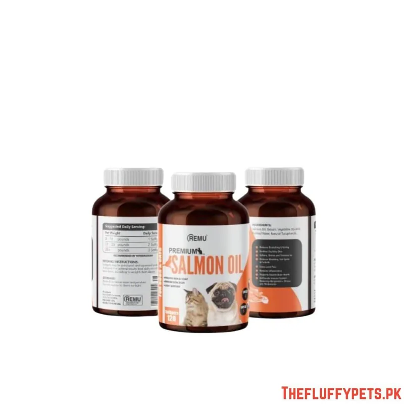 Remu Salmon Oil Supplements for Cats and Dogs – 120 Ml image 2