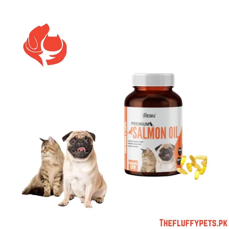 Remu Salmon Oil Supplements for Cats and Dogs – 120 Ml