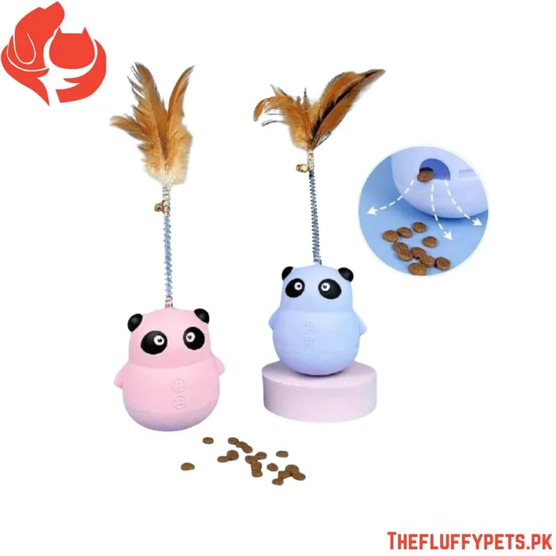 Spring Ball Cat Treat Toy