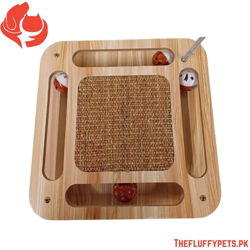 Wooden Cat Scratching Post