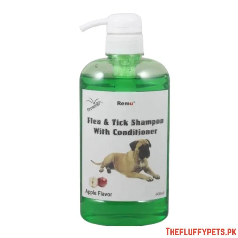Remu Dog Groomer Shampoo Flea & Tick with Conditioner 600ml image 2