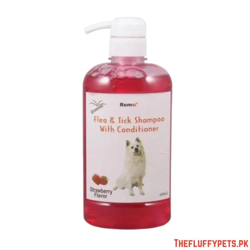 Remu Dog Groomer Shampoo Flea & Tick with Conditioner 600ml image 4