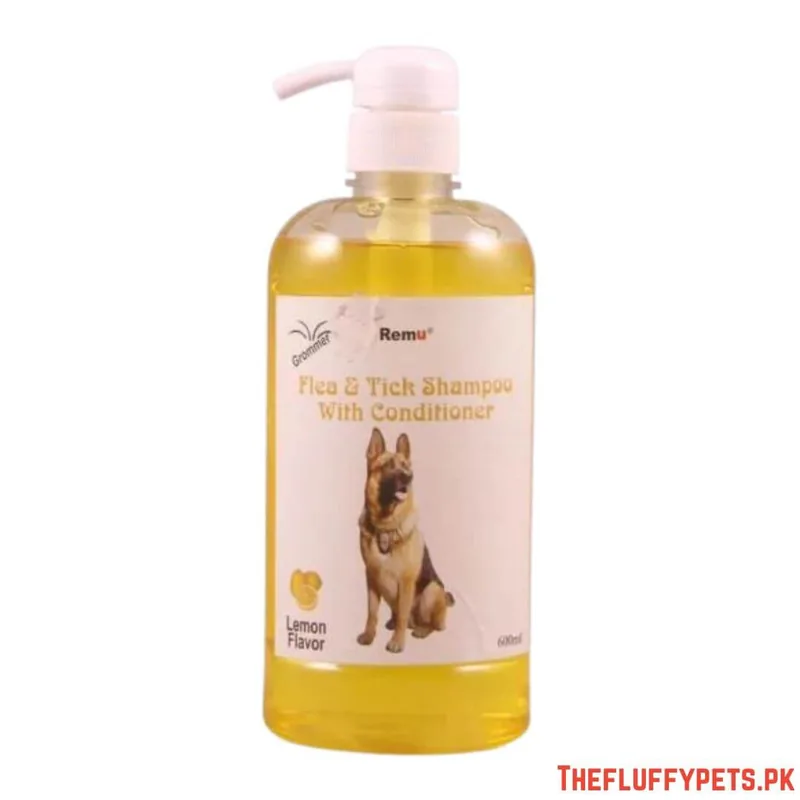 Remu Dog Groomer Shampoo Flea & Tick with Conditioner 600ml image 3