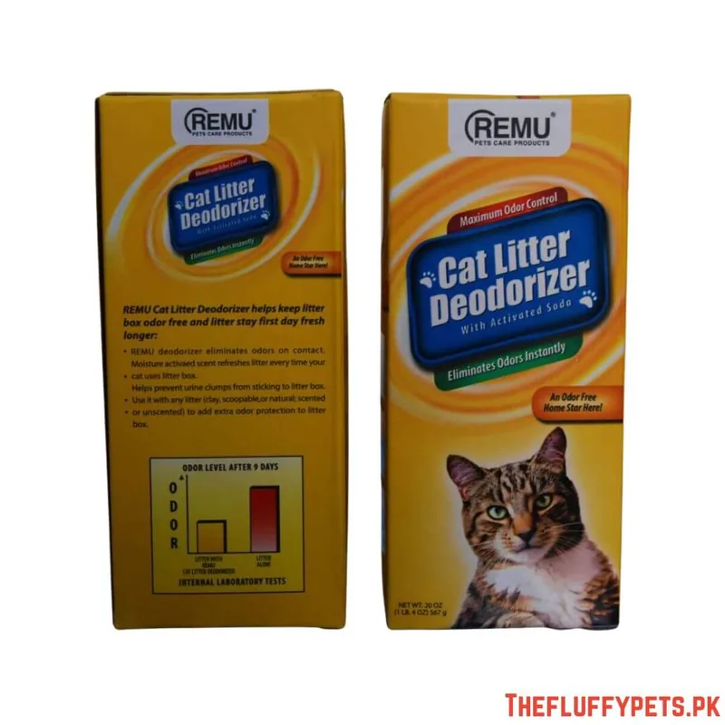 Remu Cat Litter Deodorizer with Activated Soda image 2