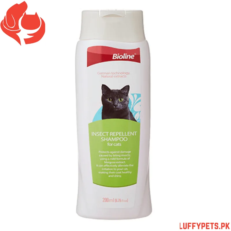 Bioline Cat Cleansing Care Insect Repellant Shampoo 200 ml