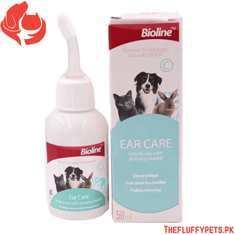 Bioline Pets Cleansing Care Ear Drops 50 ml