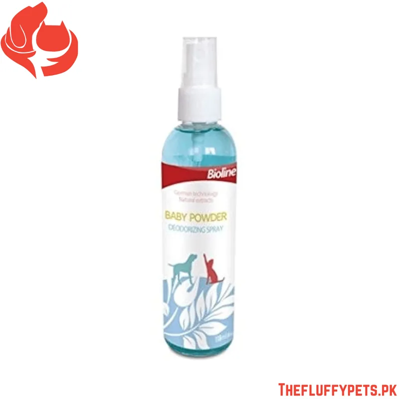 Bioline Pets Deodorizing Baby Powder Perfume 118 ml