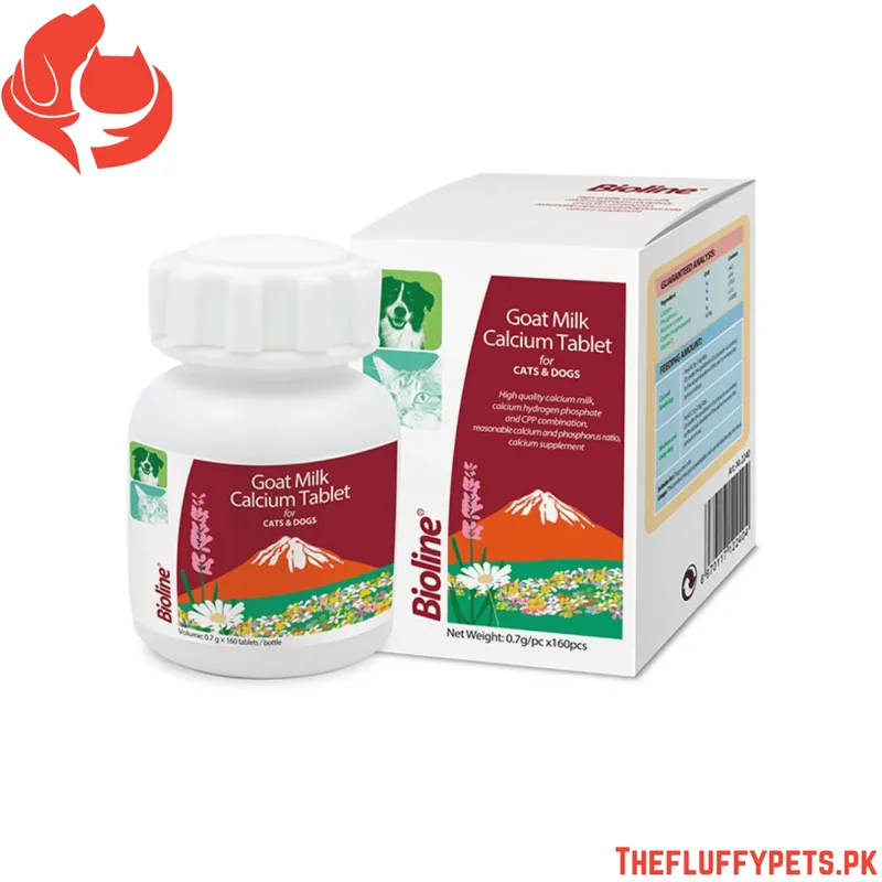 Bioline Pets Nutritional Goat’s Milk Calcium Tablets