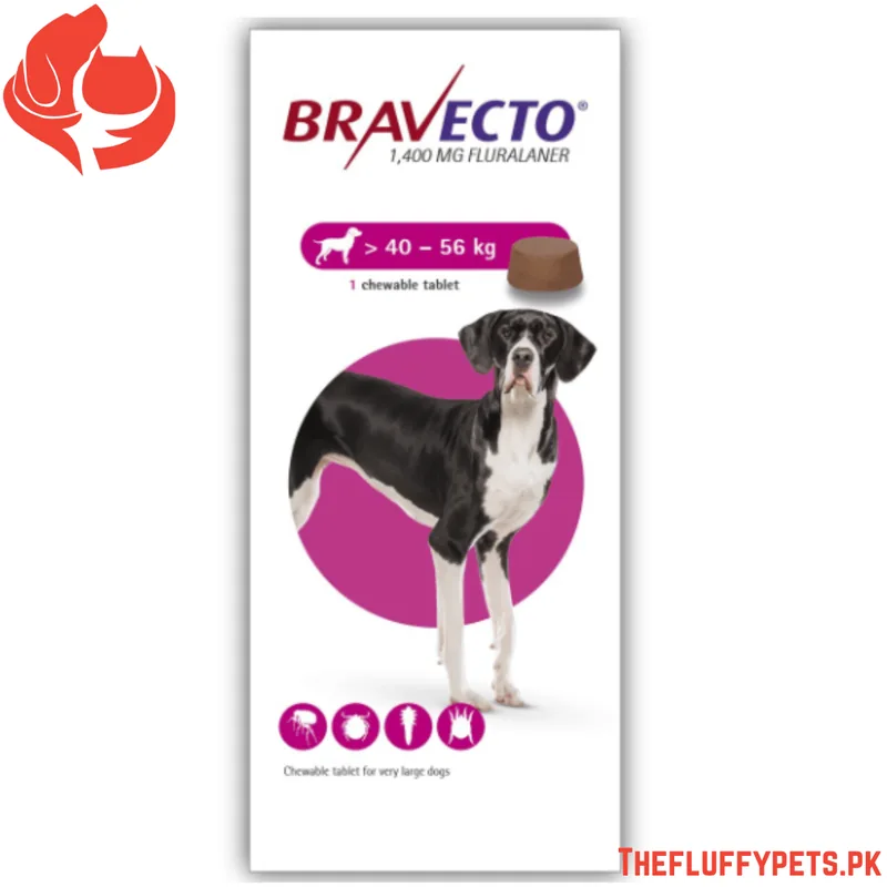 Bravecto 40-56KG (1 Tab in Box) image 2