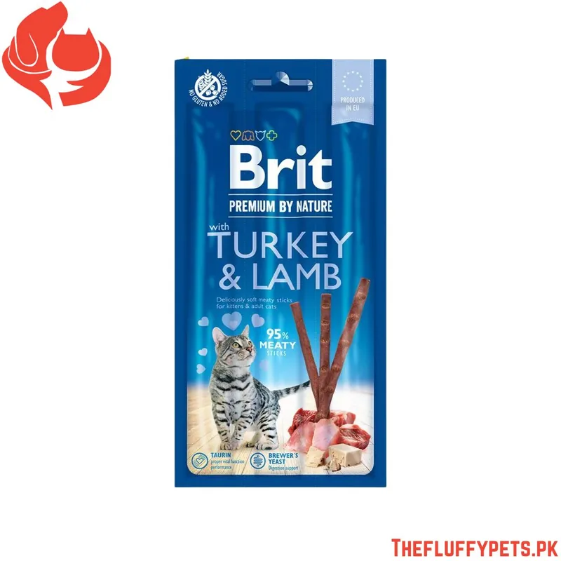 Brit Premium by Nature Cat Sticks with Turkey & Lamb