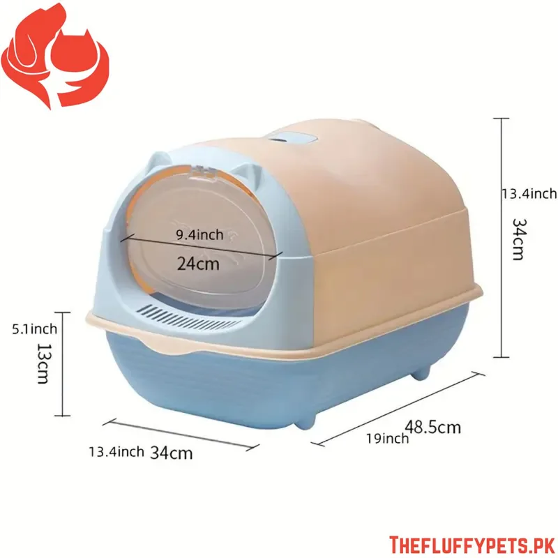 Extra-Large Fully Enclosed Cat Litter Box image 4