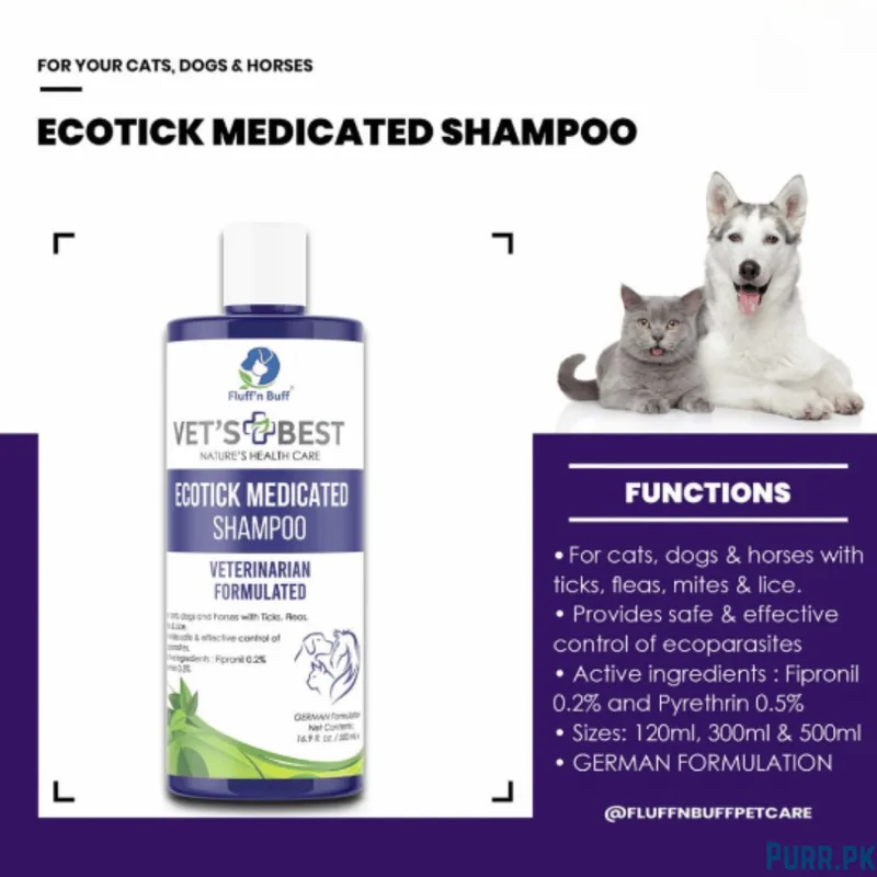 Fluff n Buff Ecotick/ Ecotik Medicated Shampoo image 2
