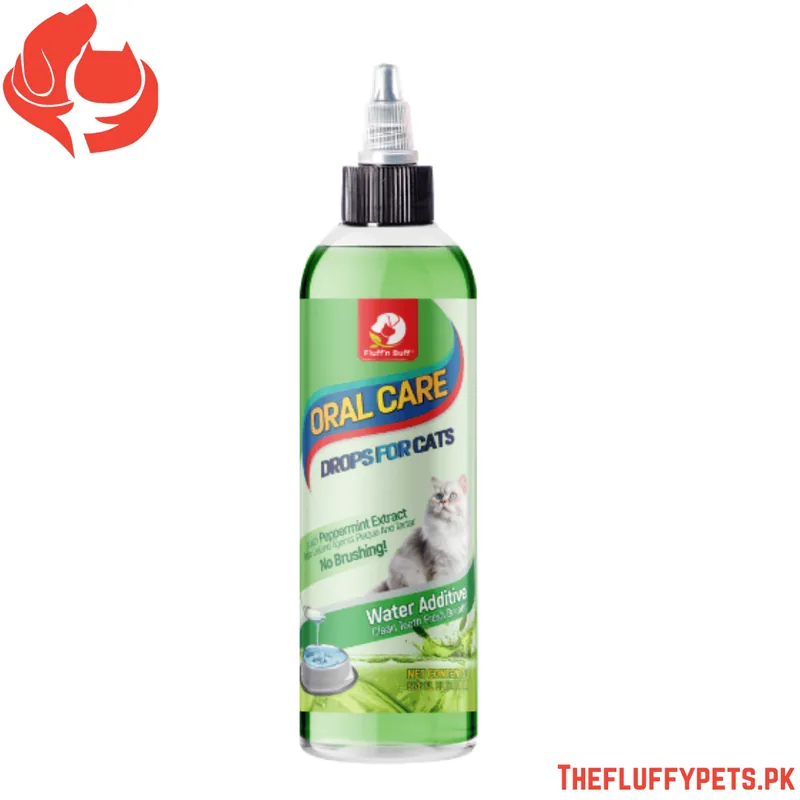Fluff n Buff Water Additive Oral Care Drops For Cats And Kittens