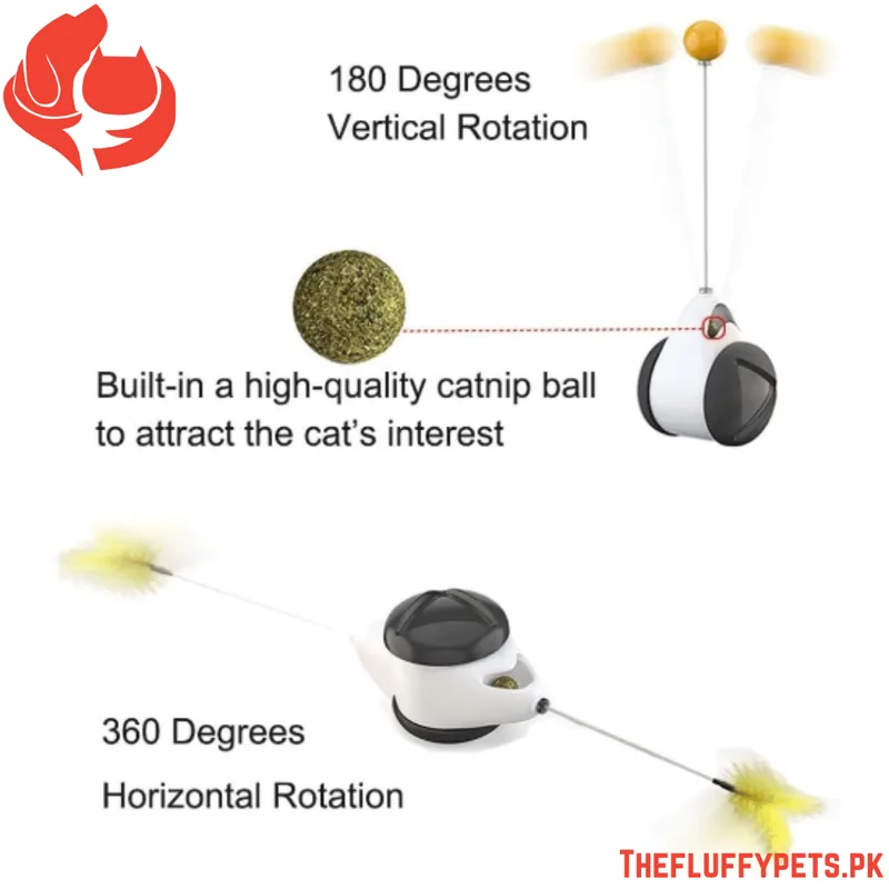 Funny Feather Balance Cat Toy image 3