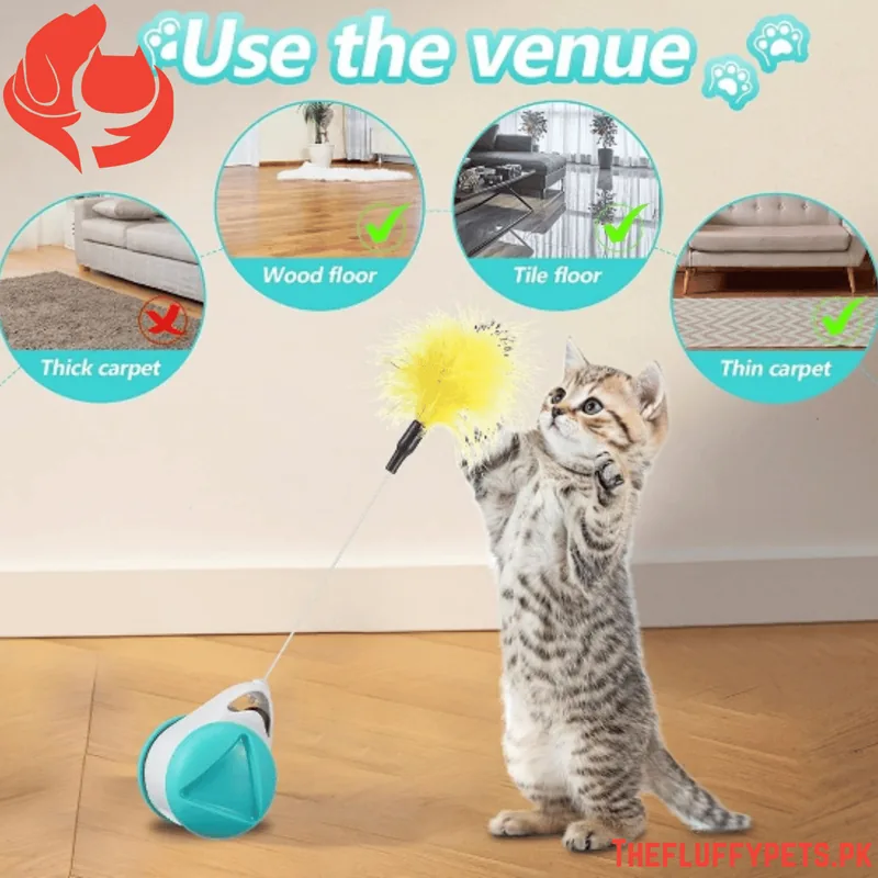 Funny Feather Balance Cat Toy image 2