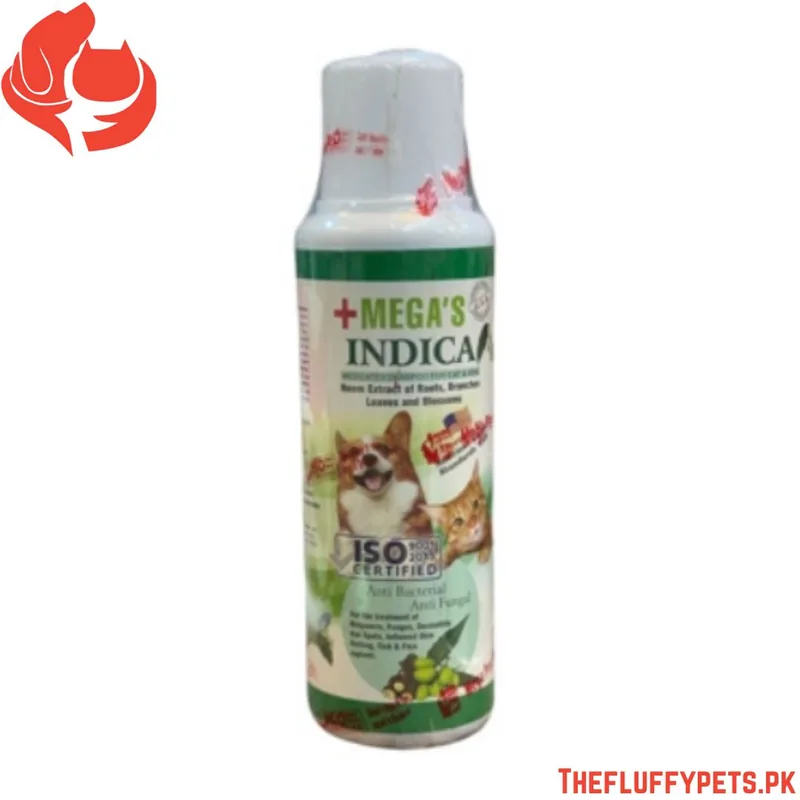 Indica Neem Extract Medicated Shampoo for Skin Problems in Pets