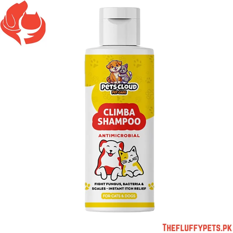 Pets Cloud Climba Shampoo Antimicrobial for Cats & Dogs