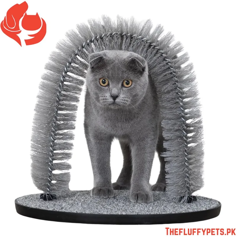 Trixie Cat Grey Fur Care Arch Massager (36 x 33 cm)