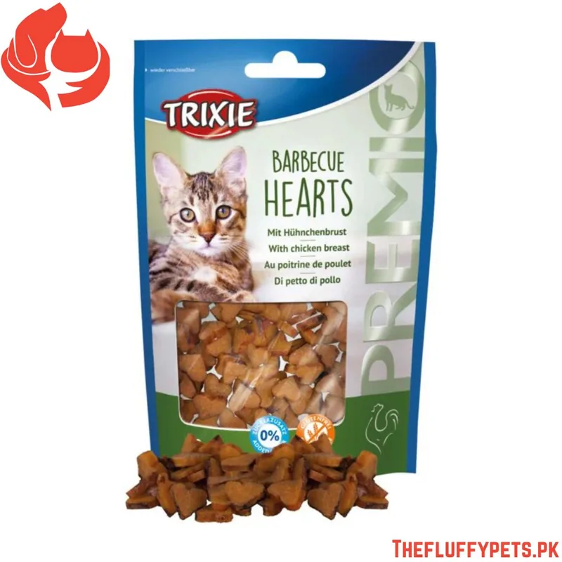 Trixie Cat Premio Barbecue Hearts 50 g