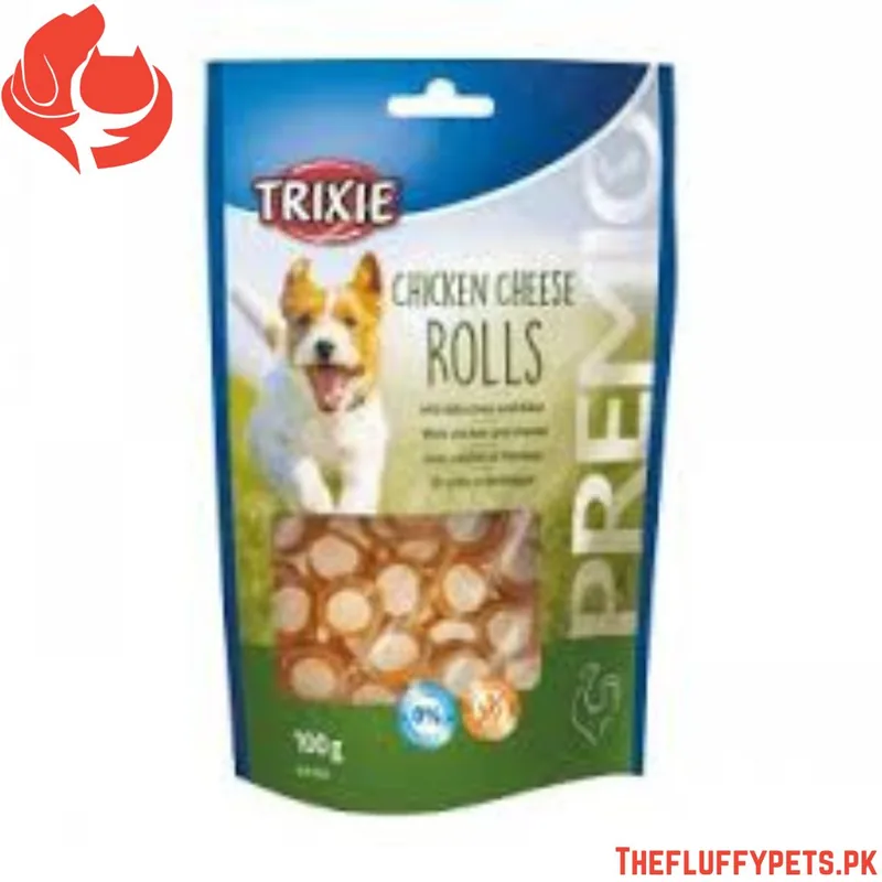 Trixie Dog Premio Chicken Cheese Roll 100 g Pouch