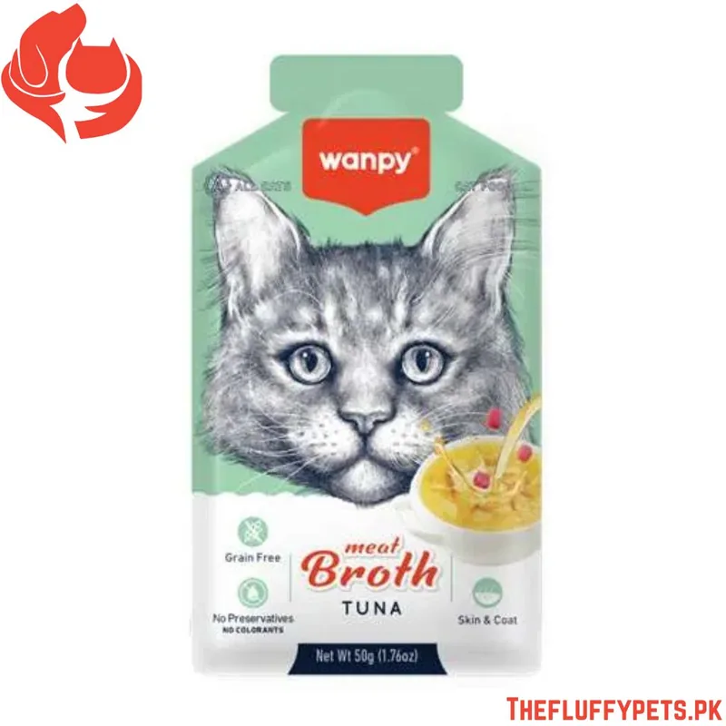 Wanpy Adult Cat Soup Meat Broths Tuna 50 g