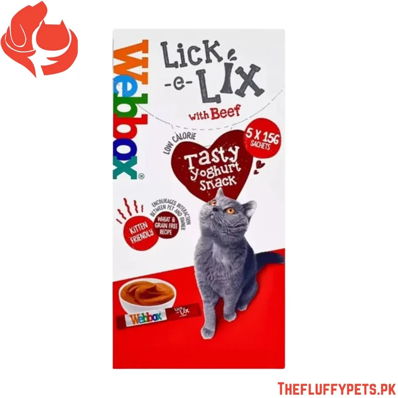 Webbox Lick-e-Lix with Beef Cat Treats