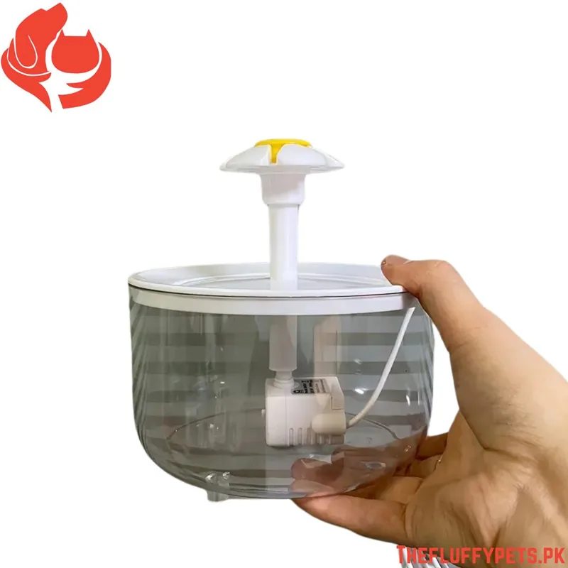 Whisper-Quiet 1.5L Transparent Pet Water Fountain image 4