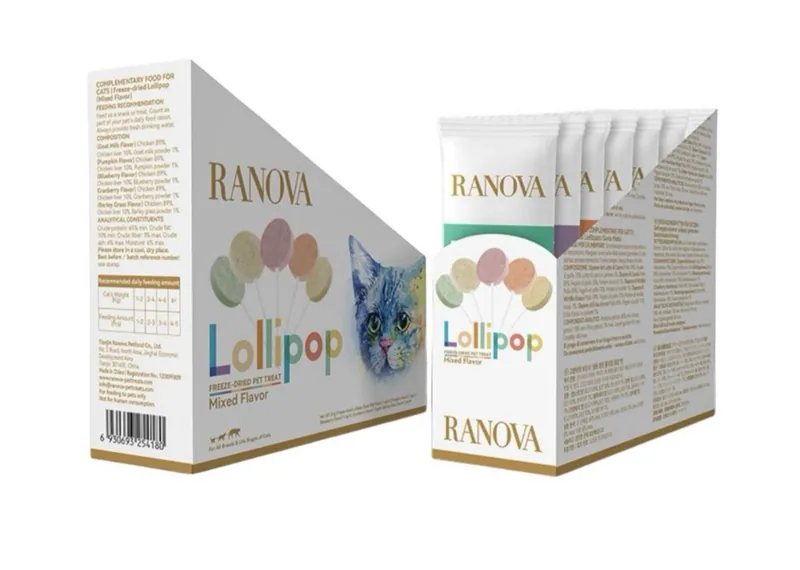 Ranova Freeze-Dried Cat Treat Lollipop
